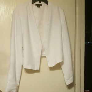 New Covington Womens White Blazer